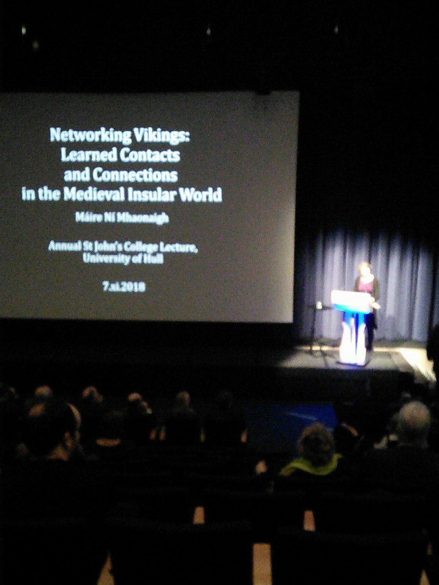 h_fenwick's tweet photo. Annual St John's College lecture on Vikings... https://t.co/tlHwS3hoHj