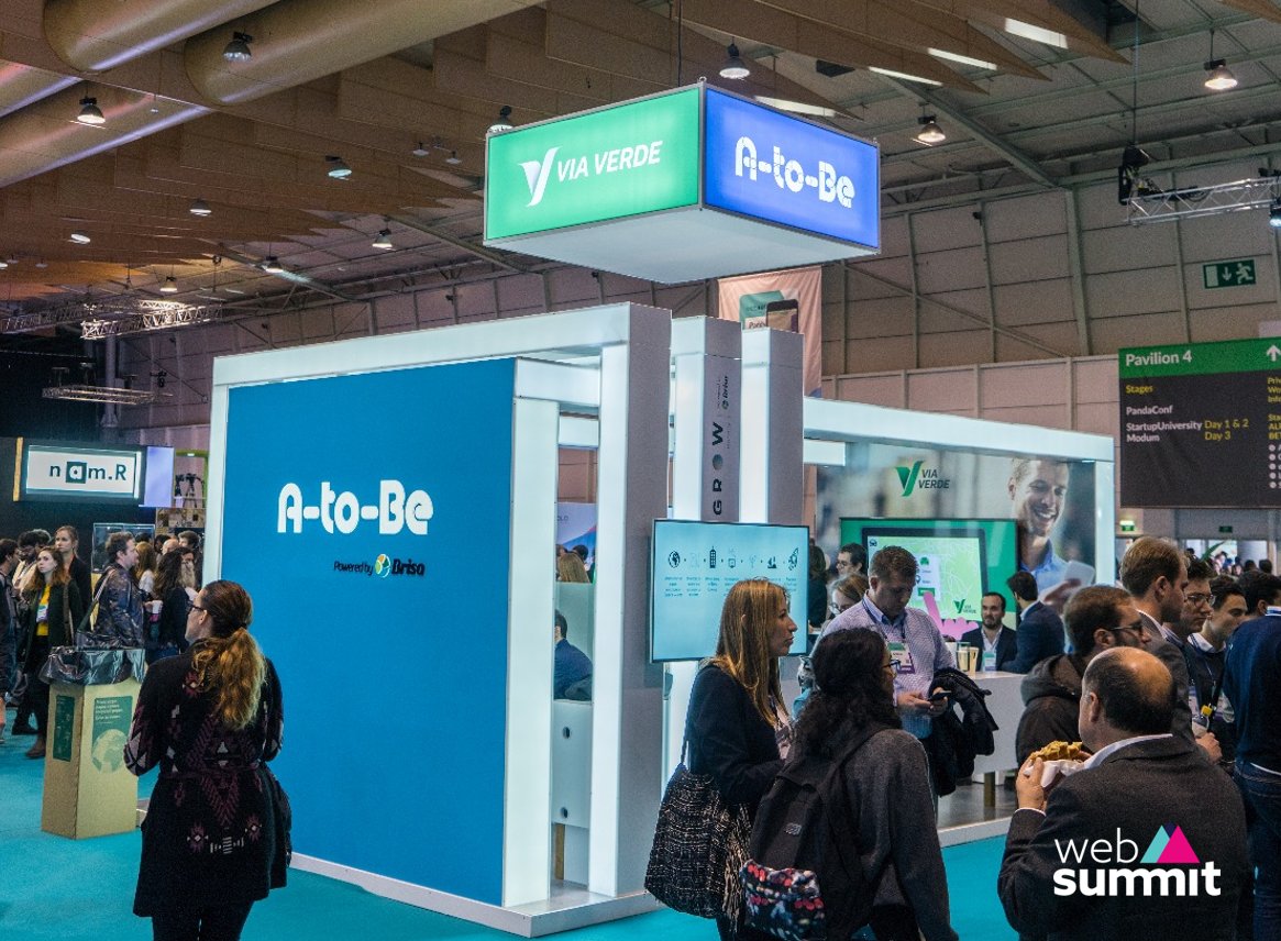 What a busy day at the <a href="/WebSummit/">Web Summit</a>! Visit A-to-Be and <a href="/viaverdept/">Via Verde</a> at Pavilion 3 and experience a "toll selfie". Looking forward to telling you more about our #mobility #technology #solutions.