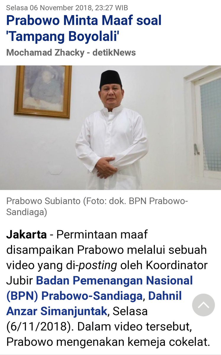 celebeson's tweet image. Semua orang kedudukannya sama di muka hukum! Ayo @prabowo sebagai Calon Presiden RI, tunjukkan keteladananmu, berani berbuat maka anda harus berani bertanggung jawab!! 😆😄 #PenjarakanPrabowo #KarmaReal