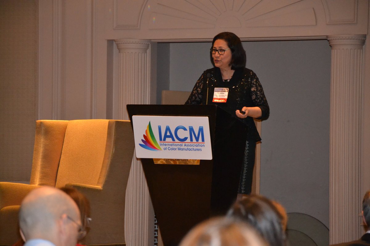 GlobalColorCon's tweet image. There's more! Dr. Elvira Gonzalez de Mejia of the University of Illinois gave her presentation on the biological activity of anthocyanins. #GlobalColorCon18 #FutureColor