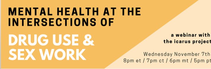 behearddc's tweet photo. #ASL ,Spanish, live captions!
Webinar tonight 5pm PT/8pm ET
Drug-using sex workers are heavily pathologized & underserved as mental health consumers/patients/survivors.
https://t.co/jqEZop2e1m
#DisabilitySolidarity
#DeafInPrison
#DeafRecovery https://t.co/RoVlpYVZl5