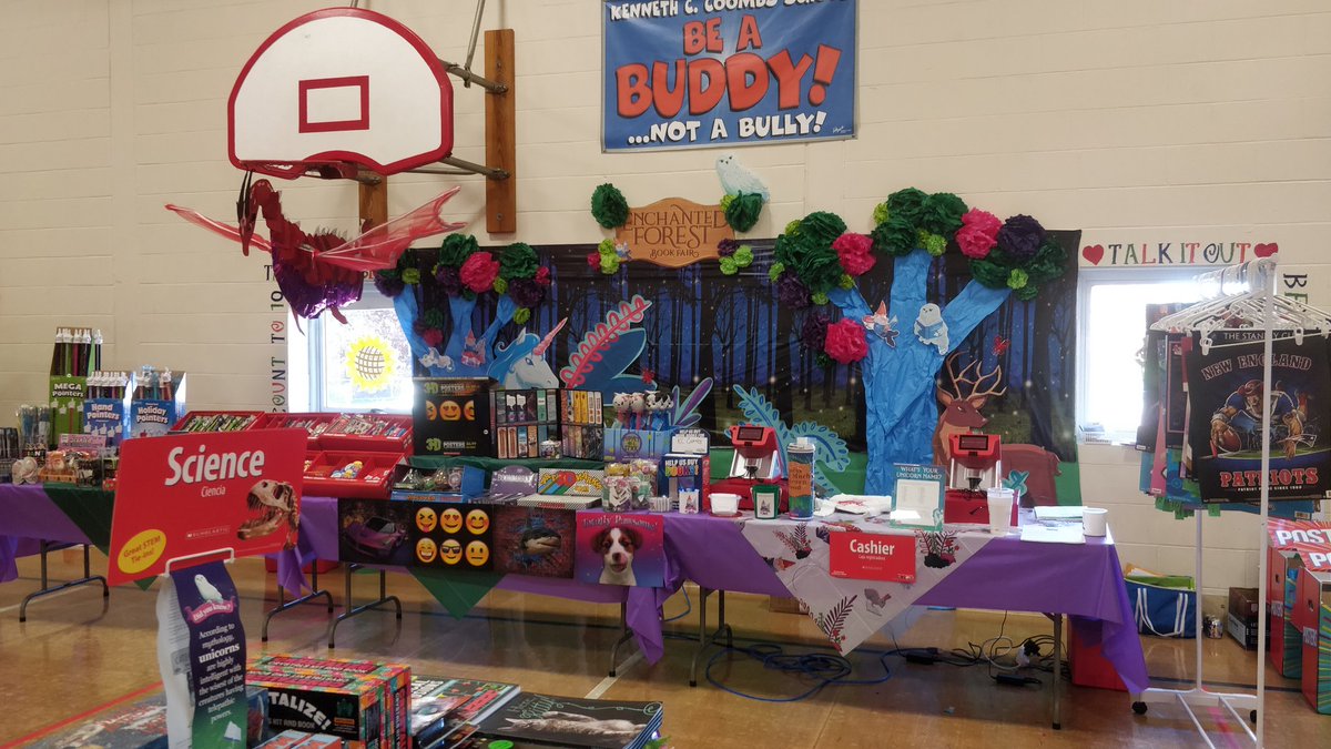 PtoKcc's tweet photo. We are set up and ready for the Book fair!!! https://t.co/IodjxxKTO6