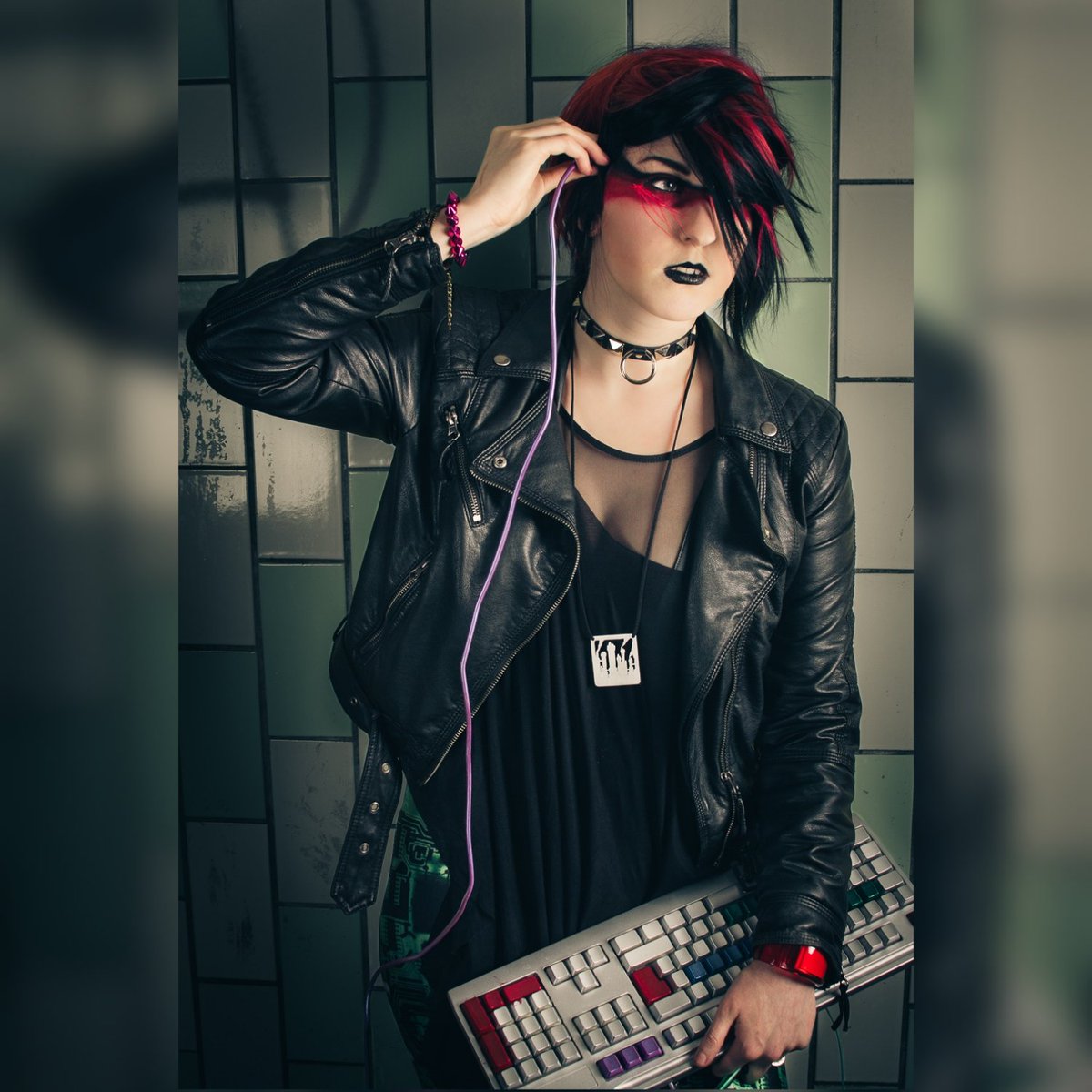 Let's jack into to matrix chum.#shadowrun #decker #cyberdeck #cosplay ...