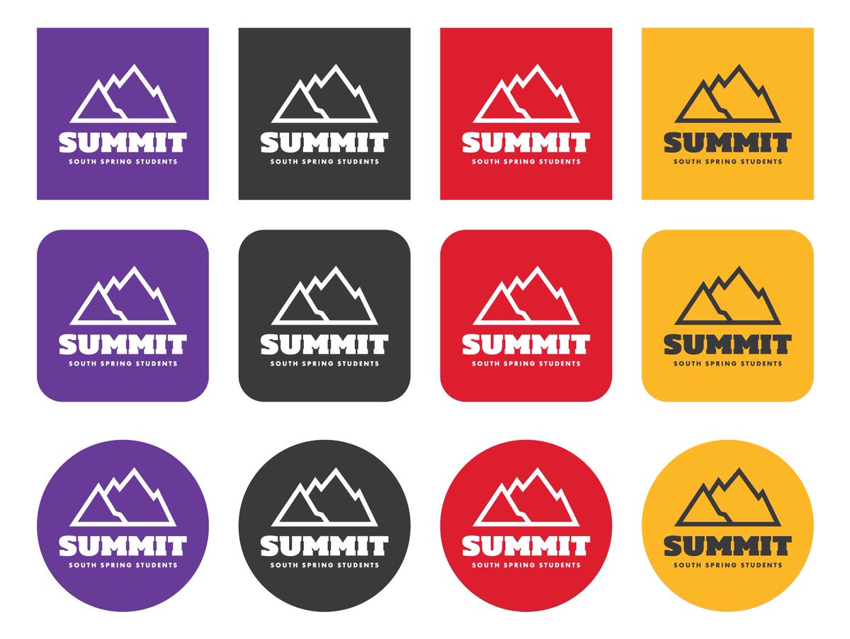 thinkyoungOK's tweet image. #ColorOptions #Summit #SouthSpringStudents #Branding #Identity #LogoDesign #Adobe #Illustrator #Tyler #Texas