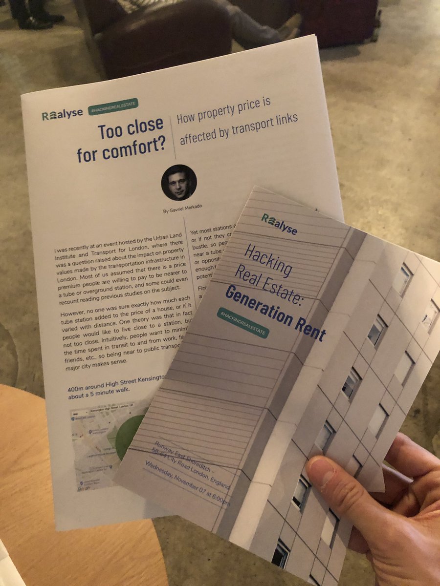 CumminsCorey's tweet photo. A great start to another @REalyse_UK event! Some interesting discussions on how the rental generation will impact property development and investment &amp; proximity to transportation hubs impacting prices! #proptech #hackingreal https://t.co/koUw5qHVo0