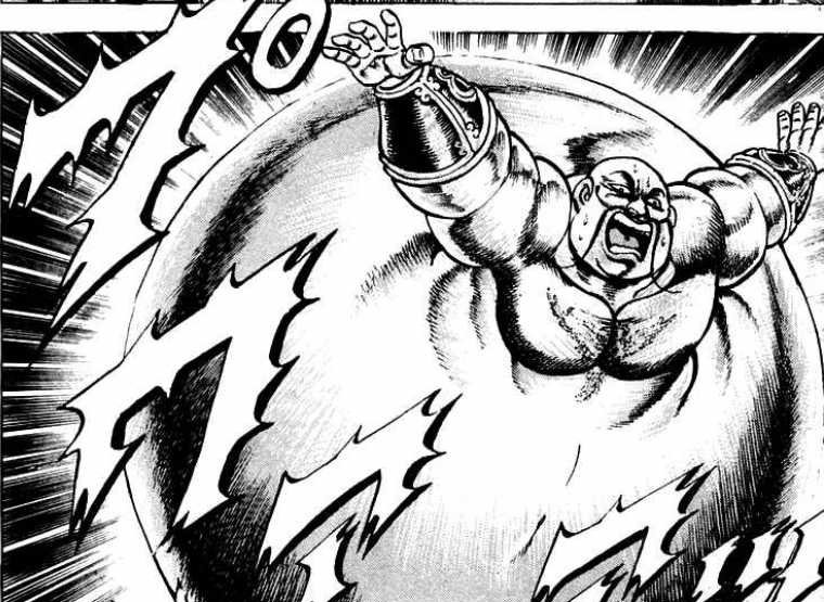 EXbiollo's tweet image. Mizoguchi is fully inspired by Momotaro, the Otokojuku's 1st series main protagonist. But also Karnov himself is inspired by Otokojuku series. Gyuho (Niu-Bao) one of the "three holy treasure" from the 16 Monks of Gandhara, imho is pretty similar. Some balooon? #karnovember