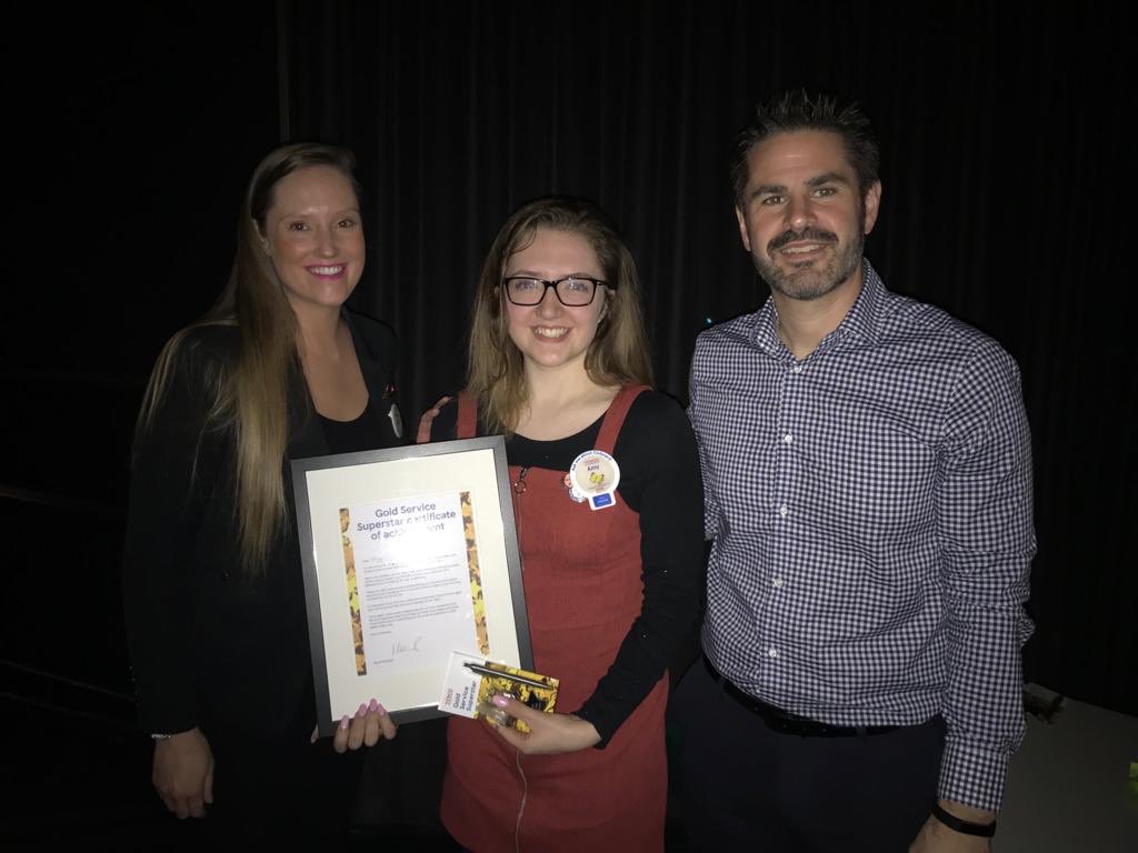 Well Done to Amy Dobson Wokingham’s Gold Service Superstar, thank you for Serving Wokingham’s Shoppers fantastically day in day out! Very well deserved 🌟 thank you <a href="/robbiedinho/">Robbie Greenhill</a> for an equally fantastic event 😊👏🏼🎉
