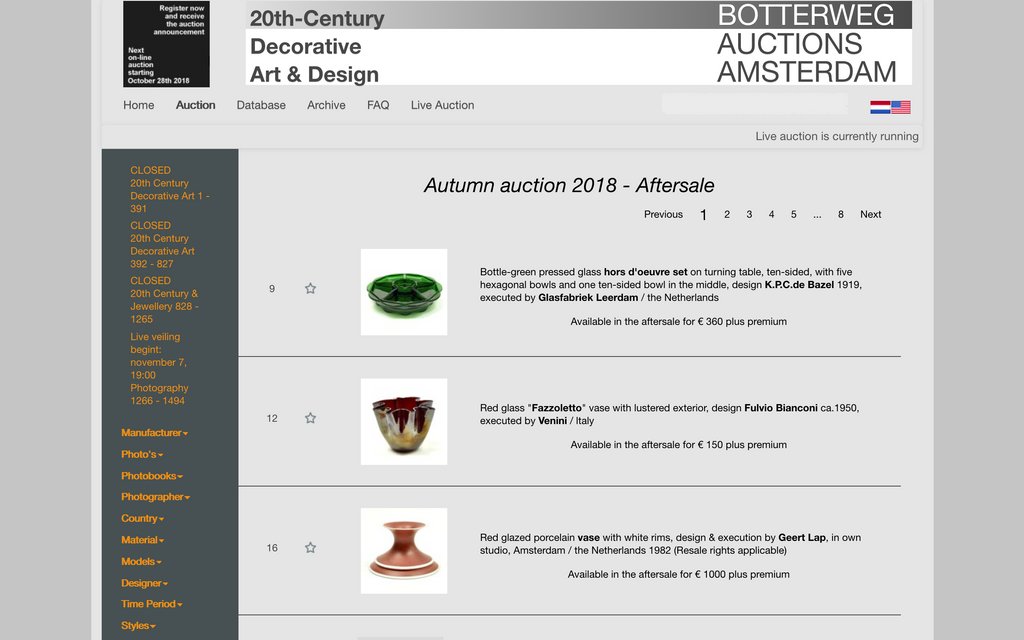 botterweg's tweet photo. >>> Unsold items are available in the Botterweg Auctions Amsterdam - 2018 Autumn Auction AFTERSALE <<<

Go to the AFTERSALE: https://t.co/ypp0aCoEOH https://t.co/n77nQObhRO