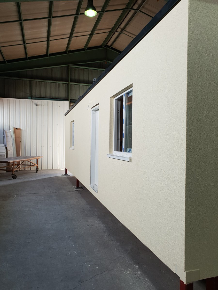 Skystonegroup's tweet photo. The prototype for our NDRH-Natural Disaster Recovery House is almost completed and on its way to Puerto Rico. 
.
.
#skystone 
#skystonegroup 
#modular
#modulardesign 
#modularconstruction 
#modularfabrication 
#nycconstruction 
#nycgeneralcontractor https://t.co/IptLhGcG32
