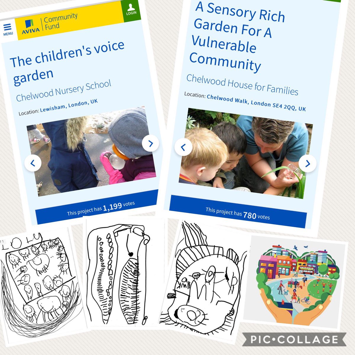 <a href="/MadeBrockley/">Made in Brockley</a> <a href="/brockstreetart/">Brockley Street Art</a>  <a href="/BrockleyMax/">Brockley Max</a> <a href="/Broc_Soc/">Brockley Society</a> <a href="/BrockleyCentral/">Nick Barron</a> <a href="/brockleyXaction/">BXAG</a> pls RT - could you help Chelwood reach 2000 votes with @Avivacommunityfund? - 
community-fund.aviva.co.uk/voting/project…

community-fund.aviva.co.uk/voting/project…
Voting Open until 20th Nov.