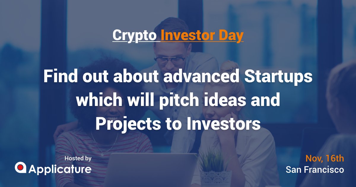 Applicature's tweet image. The #CryptoInvestorDay is approaching, and we are excited of opportunities it can bring to every participant.

More information about speakers and agenda here:  goo.gl/emwFKx 

#applicature #EMERGINGMANAGERSF #sanfrancisco #sanfranciscoevents