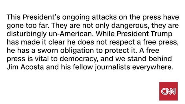 CNN’s response to @POTUS press conference today