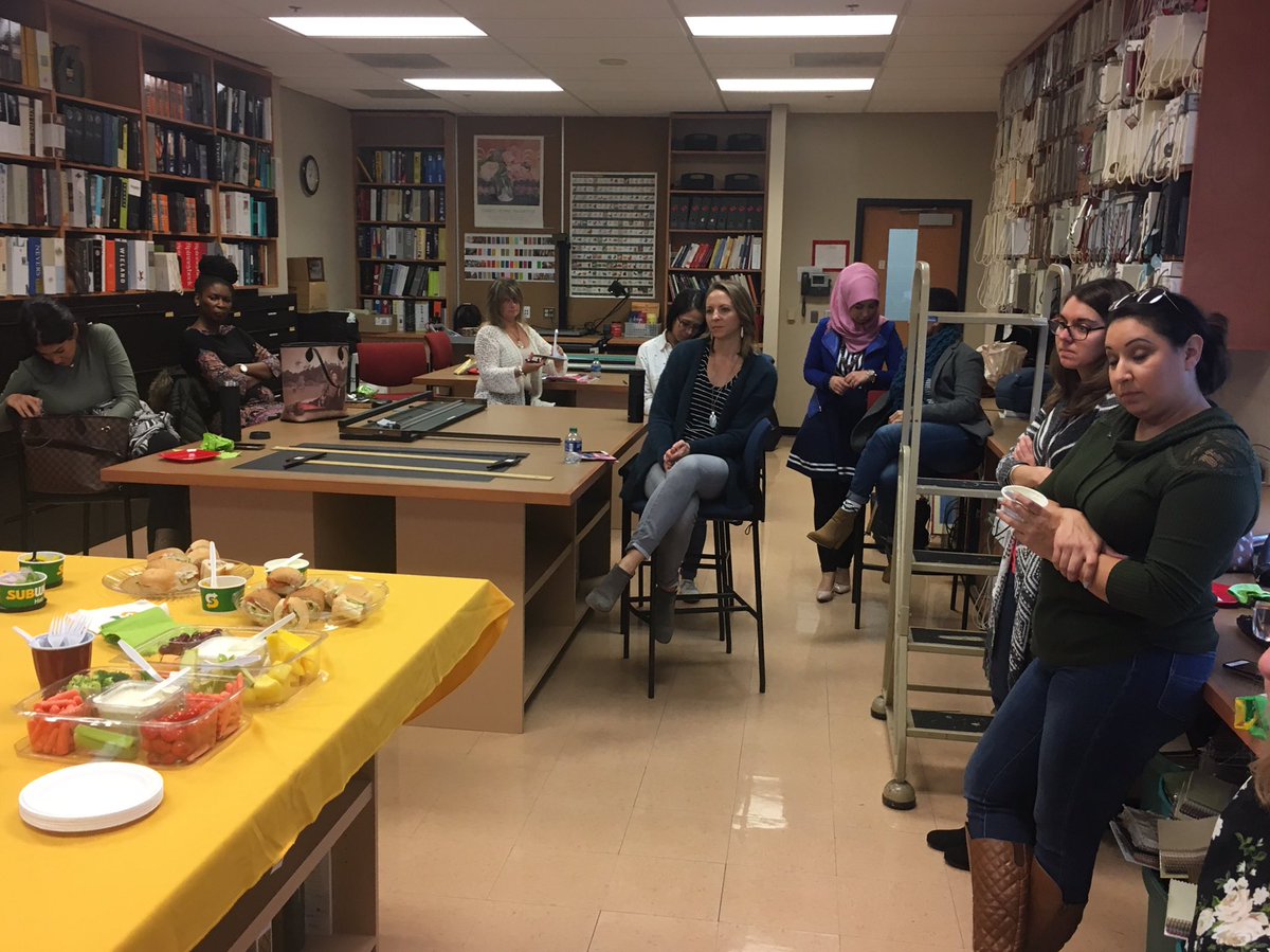 lisahfitz's tweet photo. What a wonderful #InteriorDesignClub meeting today. Thank you @ASIDDCMetro @jmanzek for sharing your wisdom. #asidstudents #interiordesignstudents @ShoutOutLoudoun #NVCCInteriorDesign #inspired @ASID #scale2019 https://t.co/2HdqBWf0zg