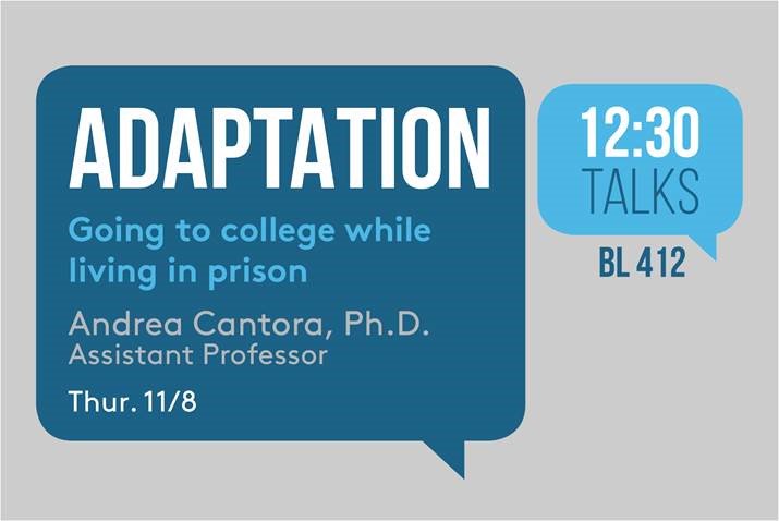 UBaltCPA's tweet image. Join the @RLBlibrary tomorrow for Twelve-Thirty Talks with guest speaker Criminal Justice Prof. Andrea Cantora, the director of UB&apos;s Second Chance College Program. They’ll provide lemonade and cookies, you provide the discussion! #ubalt #knowledgethatworks