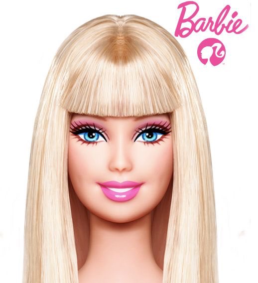 barbie with bangs