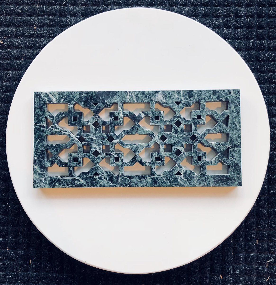 Victorian Custom Heat Register <a href="/StoneCenterInc/">Stone Center</a> #custom #heat #registers #water #jet #heating #natural #stone #granite #marble #quartzite #tiles #manmade #glass #interiors #fabrication