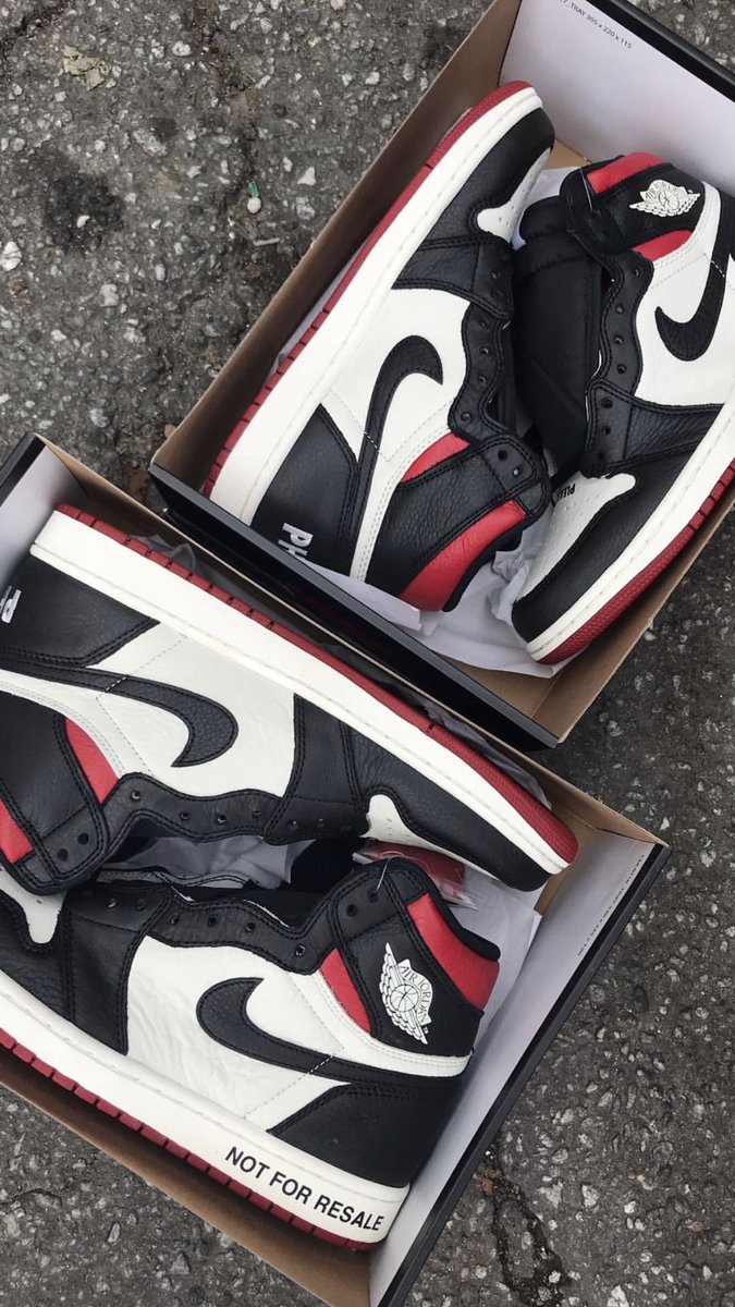 MaracusAllen's tweet photo. RT ‼️ Jordan 1 Not For Resale Size 7 $500 &amp; 11 $450 @SCOOP208 @MaracusAllen @YaFavPlug @Deadlaced @sneakers_4_Sale @Raymond3414 @RetailTuesday @Sneakerchief23 @CopThese @AnotherReseller https://t.co/nfGaQWnazQ