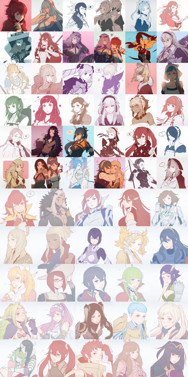 though now that i think about it, my inclination towards completing a set once i start it is probably how i was able to finish all of those Fire Emblem pieces a couple of years ago, haha 