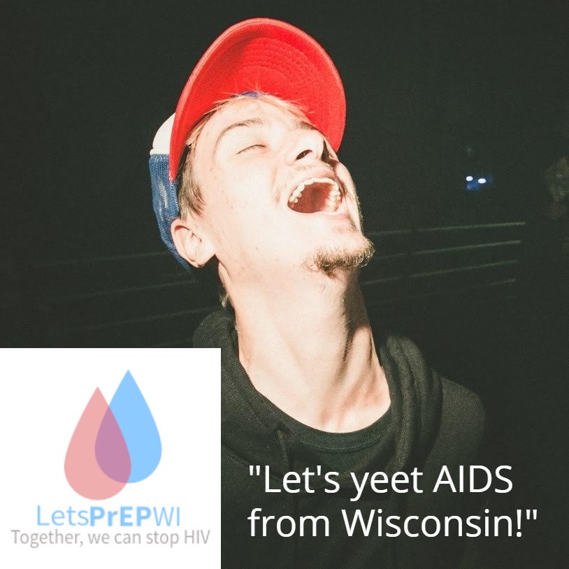 LetsPrEPWI's tweet photo. Check out our Facebook at https://t.co/SRFewxnxI8 for our newest PrEP testimonial with @carter_url! #LetsPrEPWI https://t.co/l44UOJEgKh
