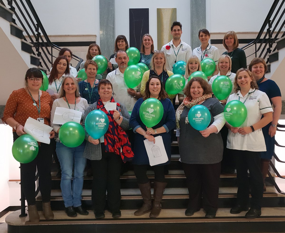 Great to see Occupational Therapists from across children's and adults social care @wiltscouncil coming together to celebrate #OTWeek2018 and promote the value they bring to people's lives