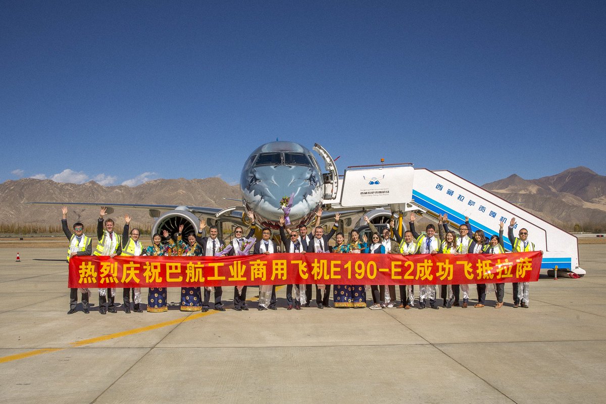 Resultado de imagen para airshow china Embraer E190 E2