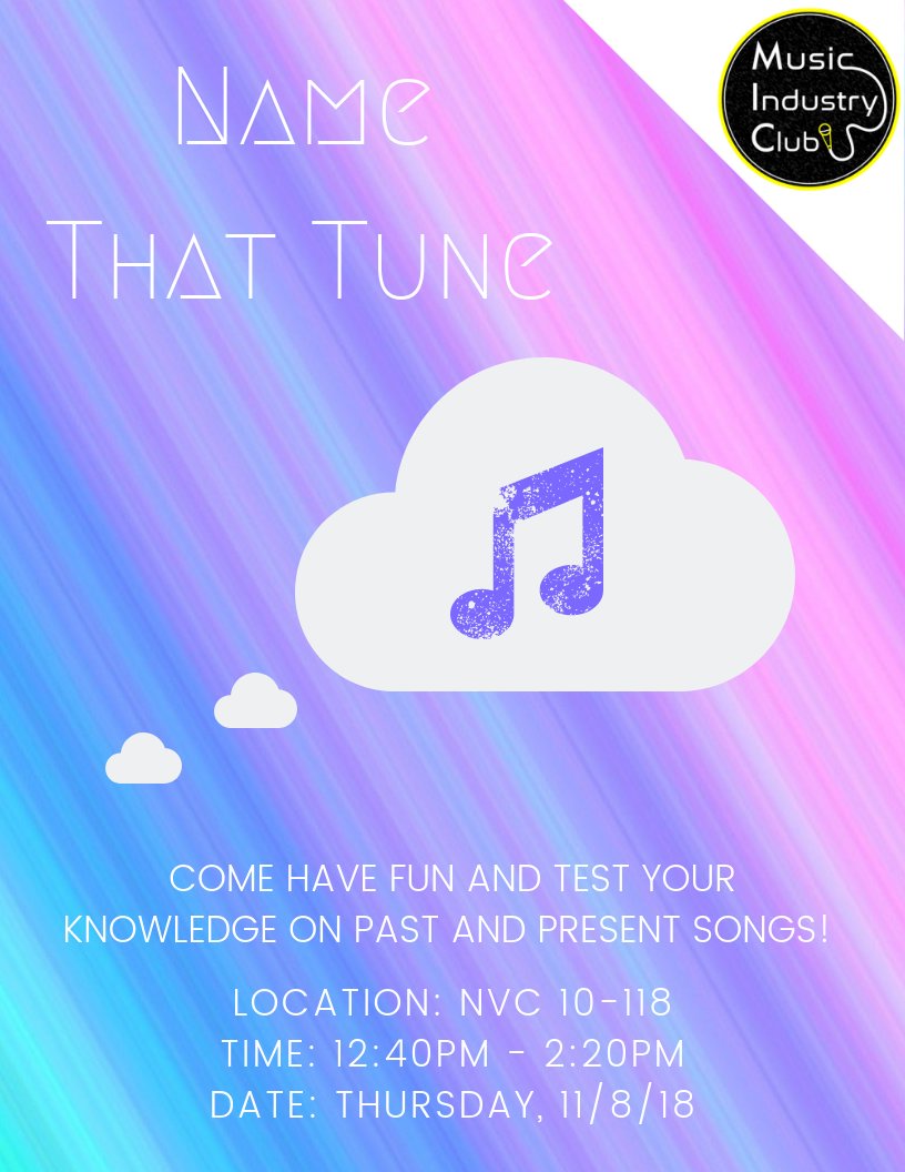 If you love music and guessing games, come and bring some friends to our event called Name That Tune! #BeBaruch