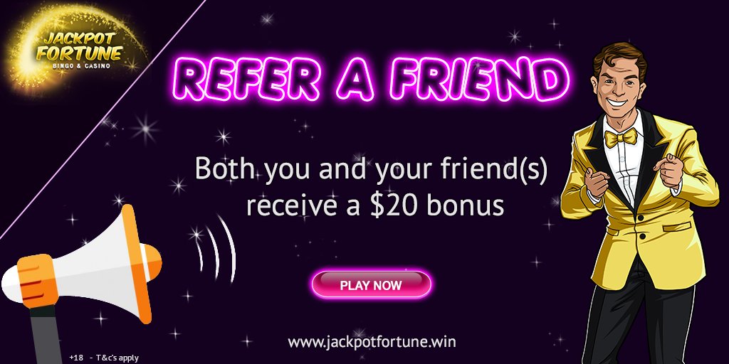 bingoexclusives's tweet photo. Play at Jackpot Fortune and invite your friends to take advantage of this offer 📢
https://t.co/Tagl120Jip
#JackpotFortune #WednesdayWisdom #CasinoGames https://t.co/zZf5rUtlrP
