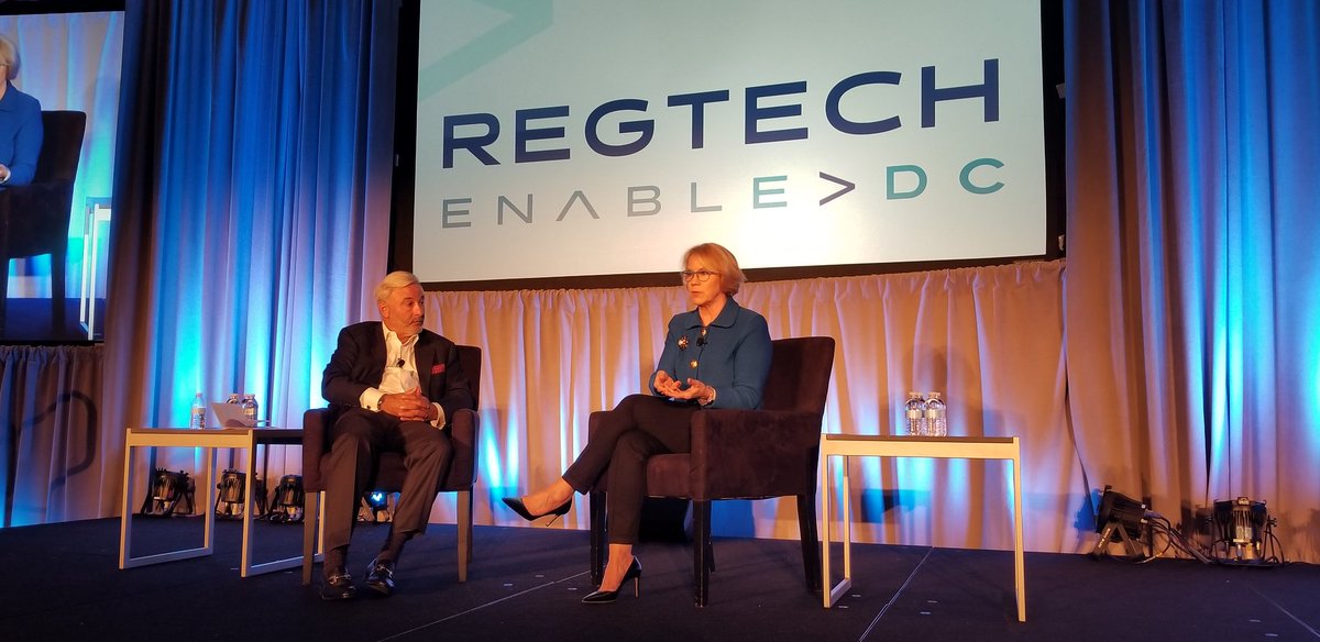RegTechEnable's tweet image. &quot;Calling it &quot;RegTech&quot; is underselling. It&apos;s operational excellence.&quot; - @CathyBessant of @BankofAmerica at #RegTechEnable. #RegTech #finserv #banking