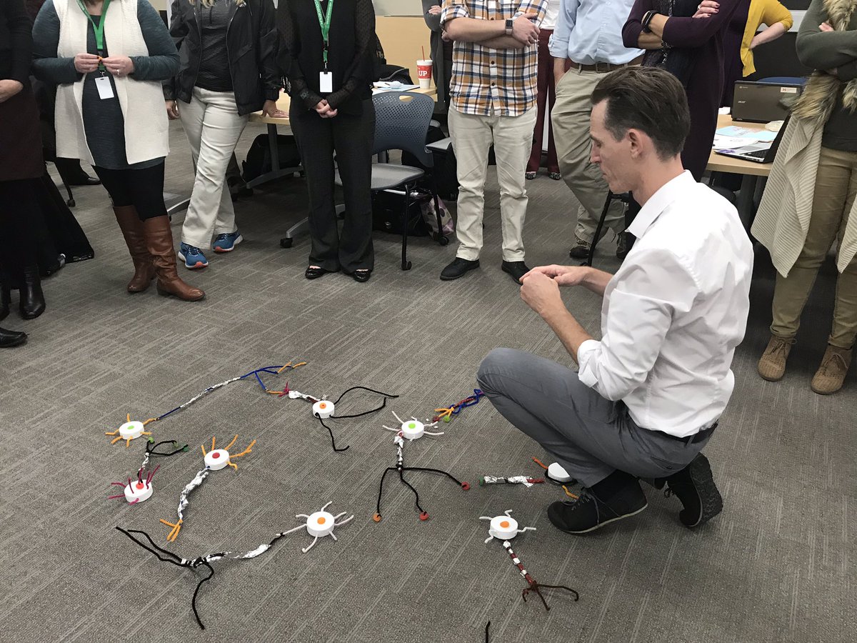 Building nuerons and expanding our understanding of neuroplasticity. #neuroteach #brainresearch #handsonlearning