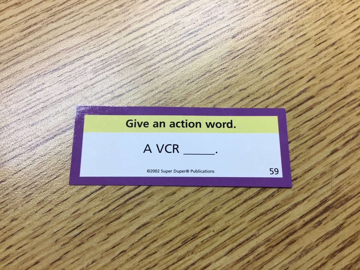 SpeechiePeep's tweet image. Could your students fill in the blank? #cbspeechies #speechtherapy #80s