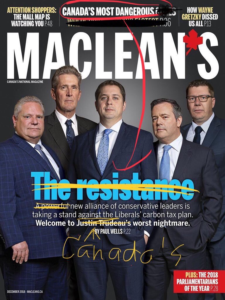 Credit @MPCelina 😀

The real resistance: Scientists, mayors, a Nobel Laureate, business leaders, Indigenous peoples, health professionals, and most of all...our kids. 

Climate change is real. And we can tackle it. Don't let these guys tell you otherwise.