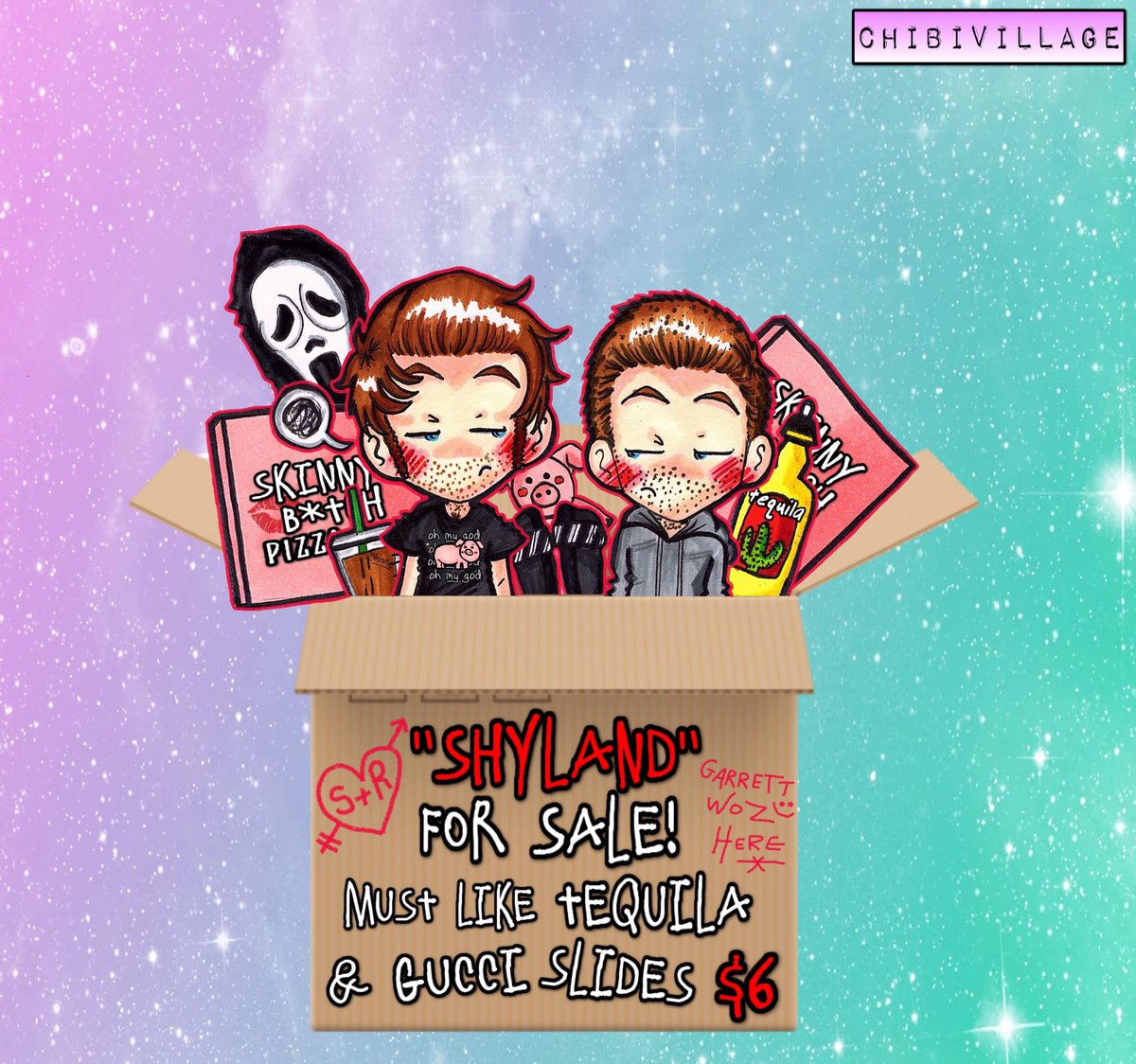 ChibiVillage's tweet photo. Some of my favourite Shane &amp; squad draws 💗😩 I put so much into every single one! 💕 ~ if you like them, check my Instagram for loads more! @chibivillageartist ✍🏻

@shanedawson @Ryland_Adams @Garrett_Watts @mytoecold #shanedawson #rylandadams #garrettwatts #shaneandfriends https://t.co/jCACXcdM6K