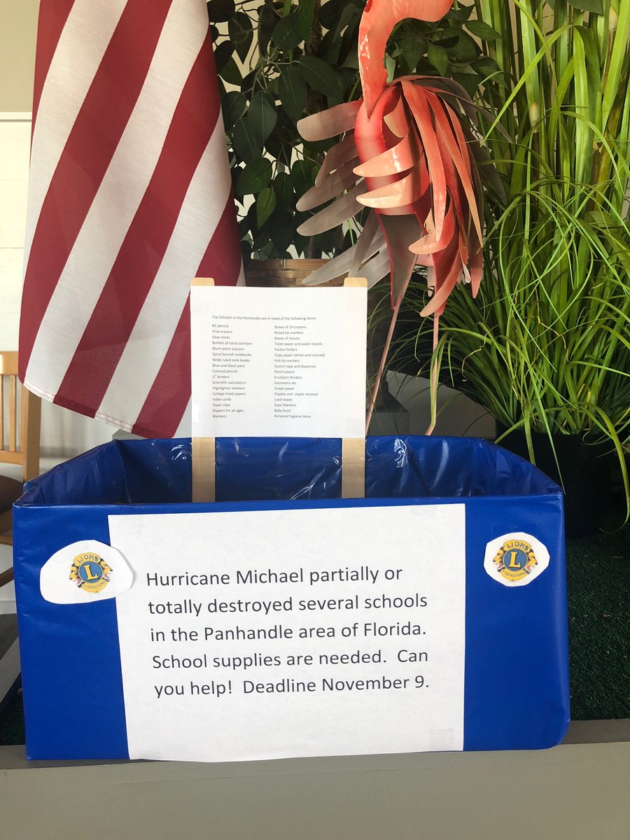 We are trying to collect school supplies for the schools that got destroyed by the hurricane! Please stop by our restaurant to drop-off your donations! Thank You!!!