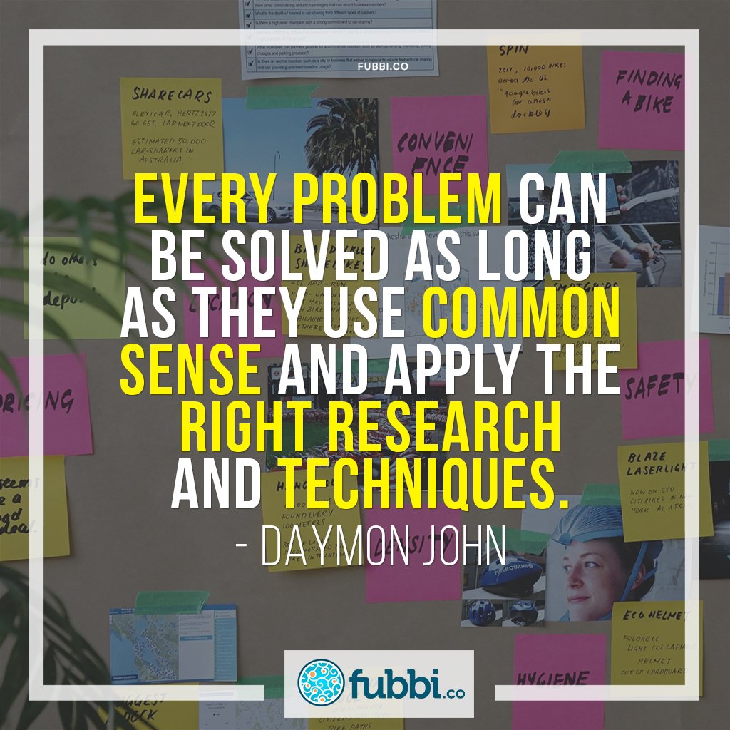 SophyMavridis's tweet photo. Every problem can be solved as long as they use common sense and apply the right research and techniques. - Daymond John #daymondjohn #lcommonsense #mindforexcellence #powerofpositivity #socialmediapromotion #contentcreator #growyourbusiness #fubbico https://t.co/3UyYeeZdrD
