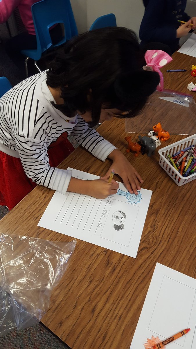 JessicaMLeslie's tweet photo. First grade authors have been BEGGING me to write their first opinion pieces using collections from home!  @WLETigers https://t.co/4VdJjFXhNv