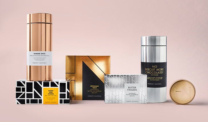 MunchStudio's tweet image. Stylish new packaging design for Harvey Nichols Food Collection buff.ly/2SZoKt4