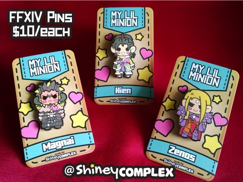 shineycomplex's tweet photo. Newly designed FFXIV inspired character pins available for sale!
Get your favorite husband(s) now while supplies last! (ノ◕ヮ◕)ノ*:・゚✧
https://t.co/qNvEFXWLjB
#shineycomplex #ffxiv #ff14 #fanart #haurchefant #aymeric #estinien #magnai #hien #zenos #pins #etsy https://t.co/mnrOCVZkHi