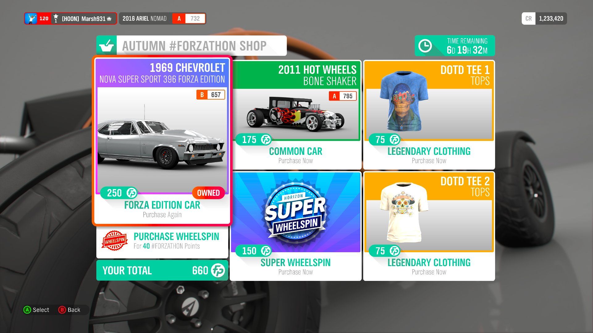 hot wheels bone shaker forza horizon 4