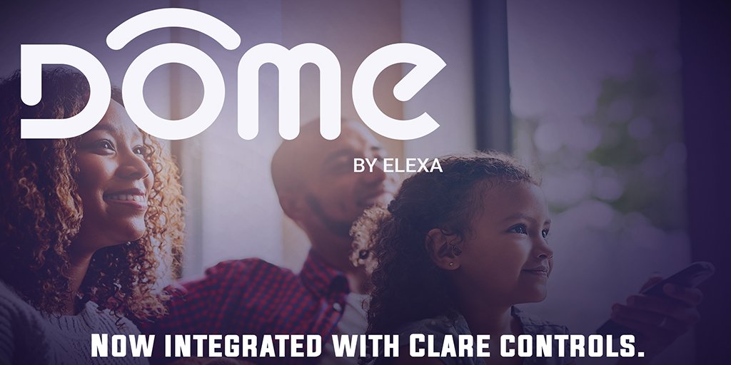 DomeByElexa's tweet photo. 📣ANNOUNCEMENT: Several Dome Home Automation Products are now integrated with Clare Controls!👉https://t.co/rCwVRznf7b #ClareControls @ClareControls #DomeHA #Dome #DomebyElexa #homeautomation #IoT #integrate #SmartHome #Clare #Security #partners #HomeownerExperience #technology https://t.co/iGVVrypHkm