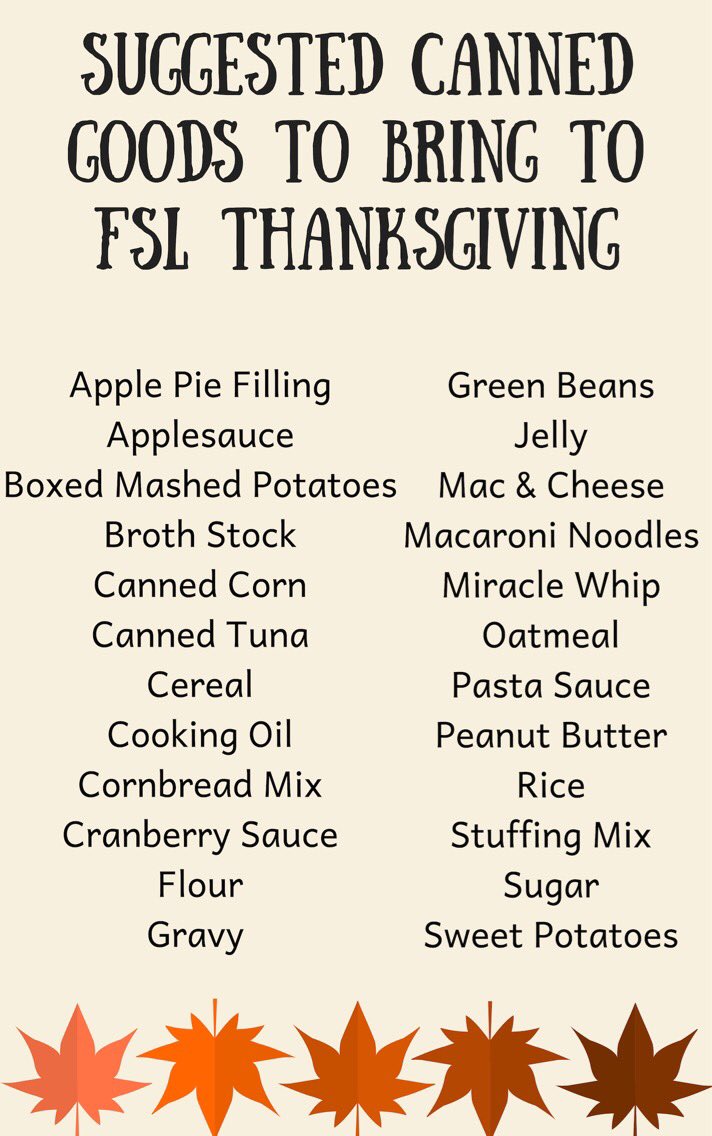 JCUGreekLife's tweet photo. It’s that time of year again, let’s give thanks! Tomorrow from 5-8 in Dolan Science Atrium is our annual FSL Thanksgiving. Admission to this evert is to bring one (or more) canned goods for the Fatima Family Center. Please be generous. #FSLGivesThanks https://t.co/Fim4gcUTEb