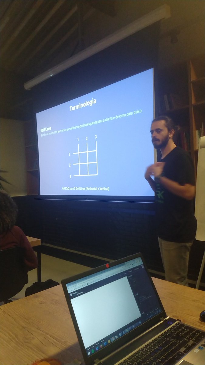 TheSweetLari's tweet image. Revisão rápida sobre a terminologia do #GridLayout no workshop do @RaffaelDantass que tá rolando agora aqui na @iMasters xD #GirlDev #CodandoJuntas