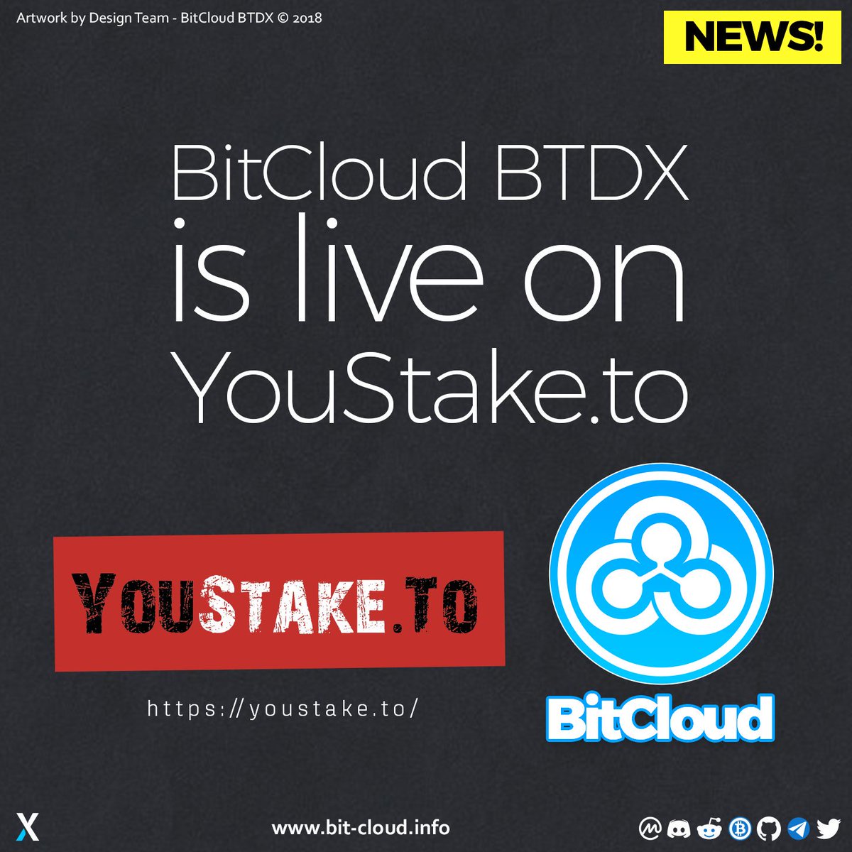 bitcloud_btdx's tweet photo. Happy to announce that #BitCloud $BTDX is live on https://t.co/xVNOxbR5Mu
Annual Return, price, volume and more information are available on #youstake!
monitor your #masternode return
crypto #altcoins #blockchain #altcoin #cryptocurrency #fintech #exchange #masternode https://t.co/6dDC86eB2U