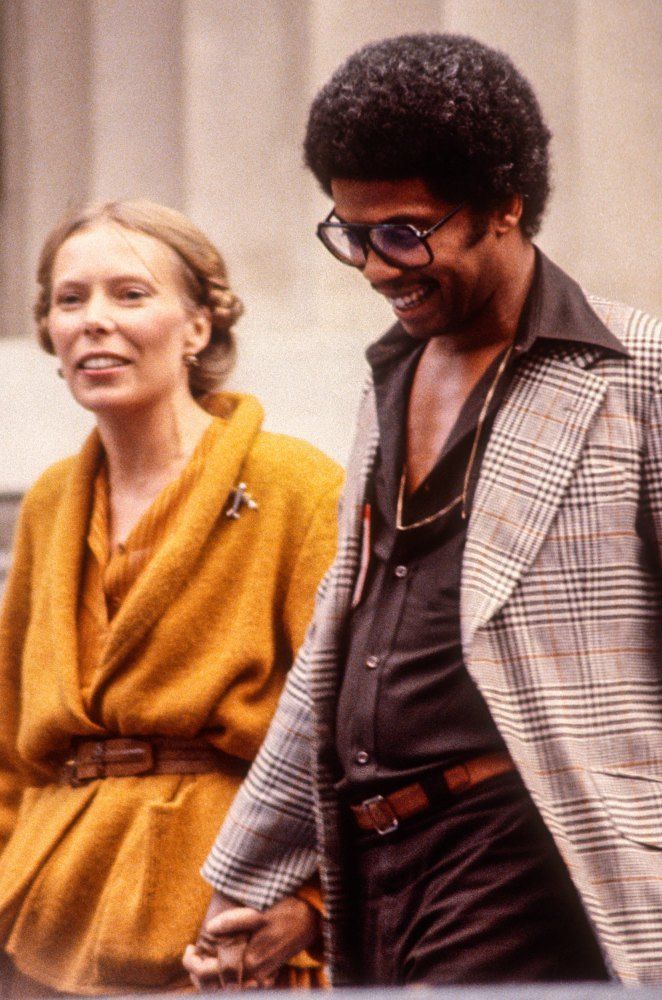 Happy Birthday Joni Mitchell [born November 7, 1943] pictured here with Herbie Hancock [1978] by Ed Perlstein 