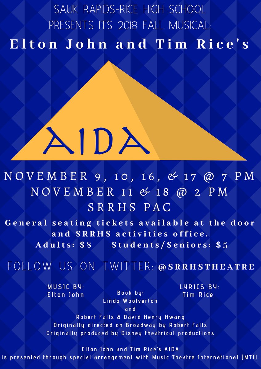 SRRHSTHEATRE's tweet photo. 2 days until Opening Night!
@SrrStorm @SRRHSCHOIRS @srrhsband @isd47 @MrNohner @aaron_asinclair @47Schoolboard https://t.co/VcH5yDtBCj