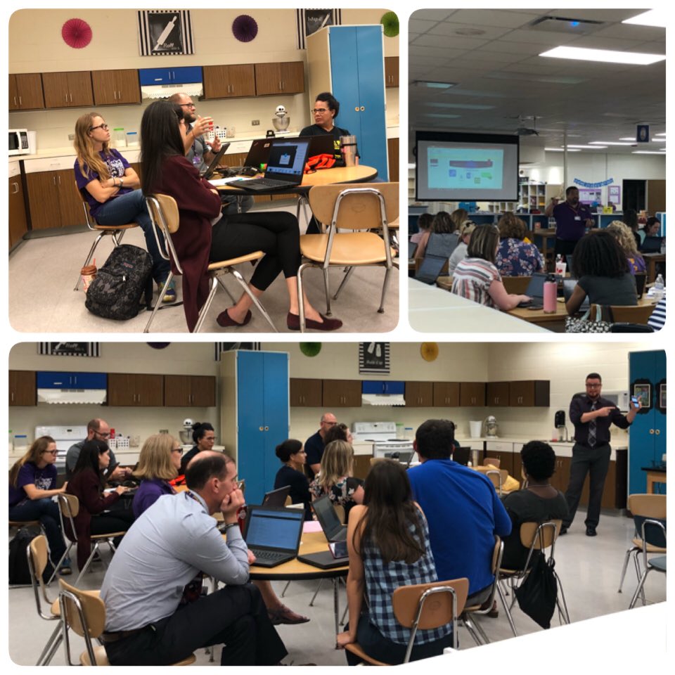 KLBattaglino's tweet image. Thank you @noelnehrigVCS and @JAzucarVCS for coming out to support our @DeLandMiddle Technology Summit and delivering some relevant professional learning on personalizing our students’ learning experiences! @BolesMonty @KARainge @lj_beans #vcsblendedlearning #VCSPLL