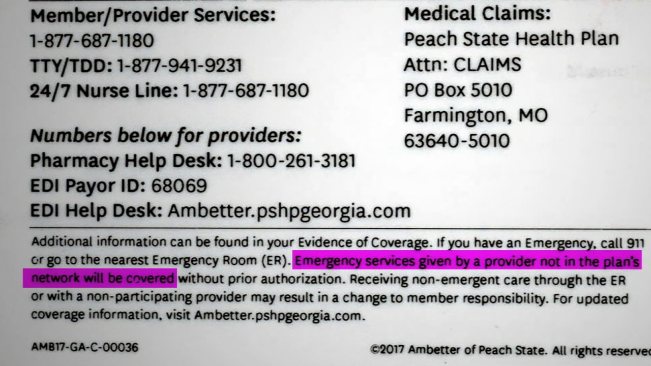WSB-TV على X: &ldquo;&ldquo;We looked at his insurance card. It says clearly 