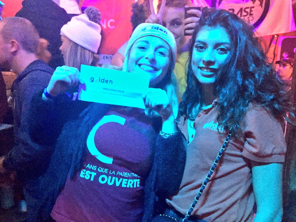 Après les Parisiens les étudiants de #lille sont les 2e plus gros clients de séjours ski en groupe. Les glisse addicts étaient tous au rendez-vous de la #GoldenStudentTour 🎿♥️