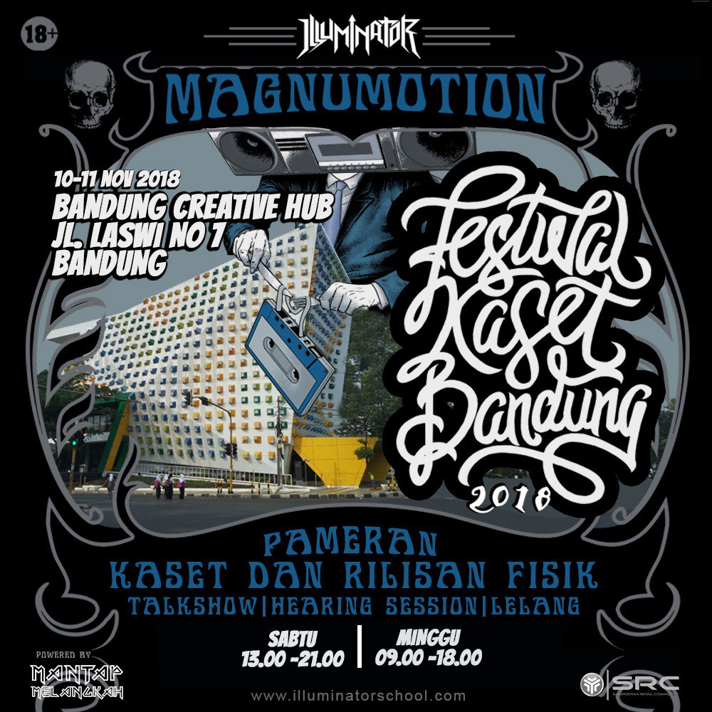 Jual - Beli - Pameran Kaset &amp; Rilisan Fisik di #FestivalKasetBandung
Tanggal 10-11 November di Basement Bandung Creative Hub
.
Acara ini GRATIS tapi khusus untuk yang berumur 18 tahun +, Jangan lupa Bawa KTP/SIM
.
Info lebih lanjut <a href="/media/">🎅</a>.nasional &amp; @festivalkasetbandung