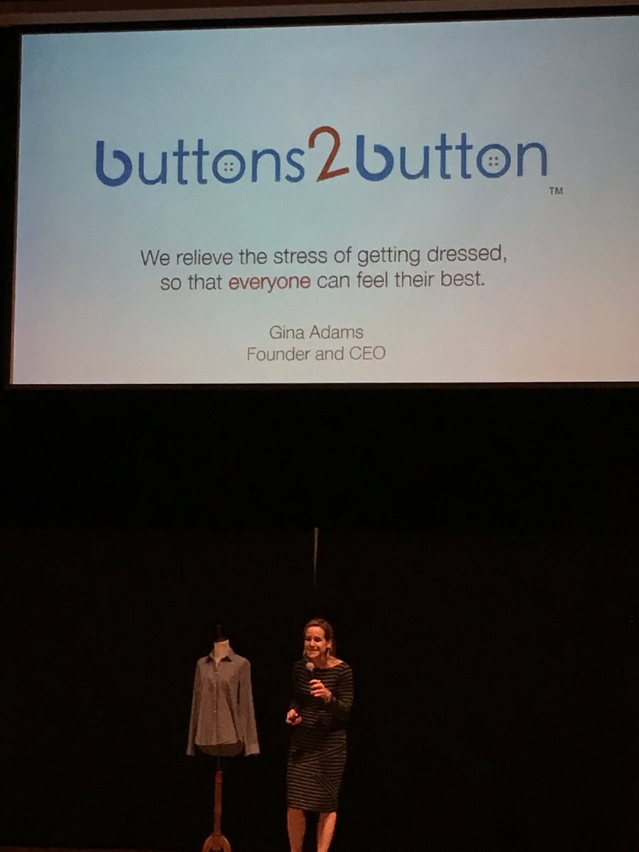 BloodworthCare's tweet photo. Inspiring pitch from @Buttons2Button as part of @MiWomen #WomanUp &amp; Pitch competition in #Detroit - #adaptivebuttons #autonomy #independence #disabled #button #adaptiveapparel #handdisability https://t.co/tH030o7ehS