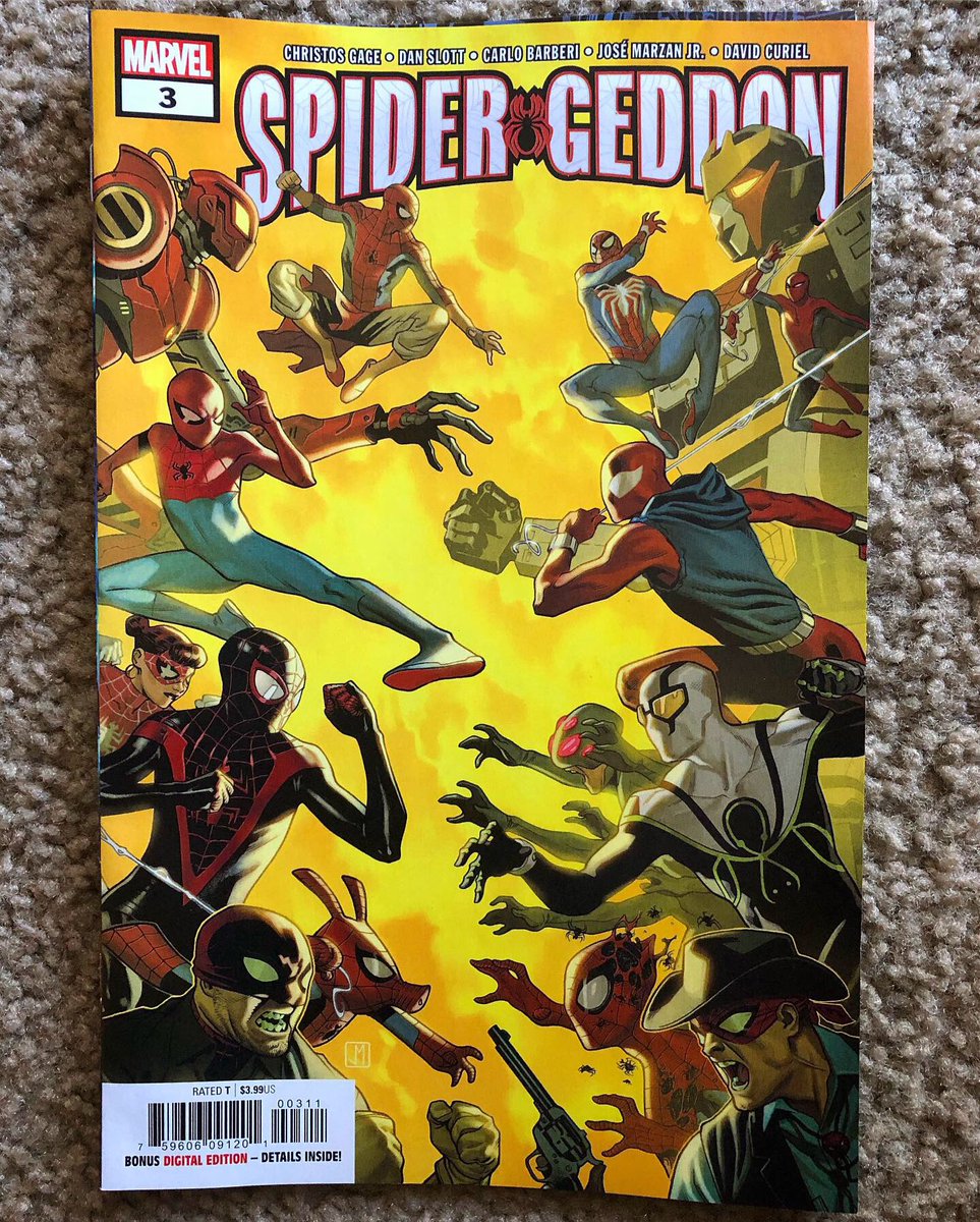 JEHarrisIII's tweet photo. Today was a light #NCBD with only Immortal Hulk #8, Infinity Wars #5, and Spider-Geddon #3. However, Debbie had some π₯π₯π₯ in Spidey back issues! Grabbed Ultimate Spider-Man #13, and Amazing Spider-Man #692, #698, and #699! #NewComicBookDay #BackIssueBonanza #ComicBooks #Marvel https://t.co/x5RD7bku3r
